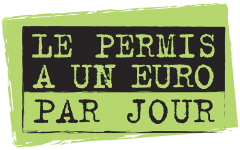 Logo du permis à 1 euro par jour Logo du permis à 1 euro par jour